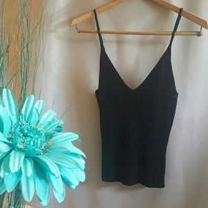 Guess Collection Ribbed Tank Large Black